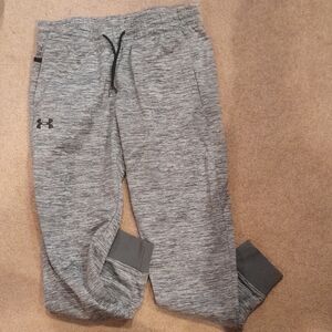 Under Armour Heather Gray Performance Joggers, Boys YXL